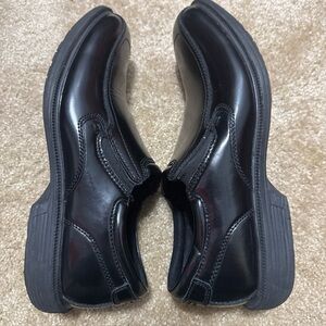 Nunn Bush Men Pro Bicycle Toe Slip-on with Kore Black 10.5 Dress Shoes